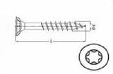 SPAX FEX-H St. 4 x 30 -T15 Sonderoberfläche silber gal Zn // 1000 Stück